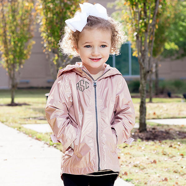toddler girls rose gold jacket