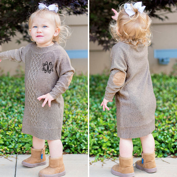 oatmeal sweater dress
