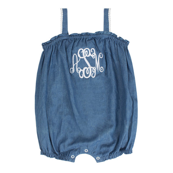 cute chambray baby bubble