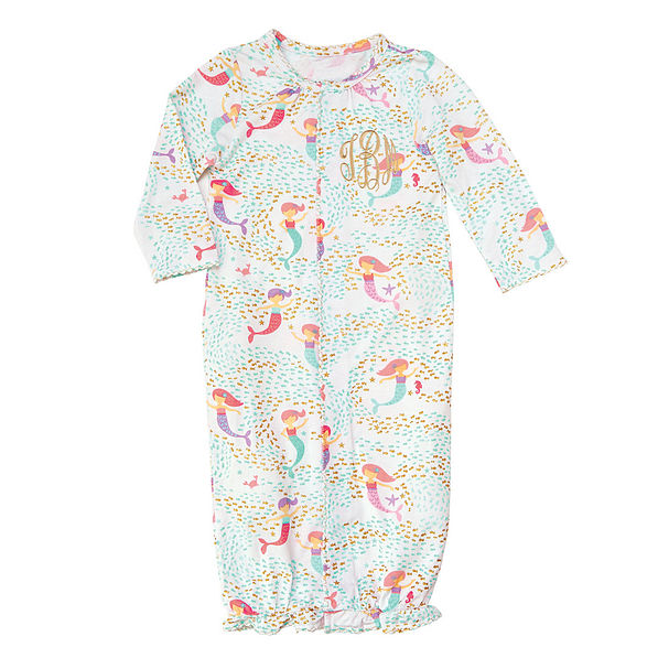 mermaid baby gown