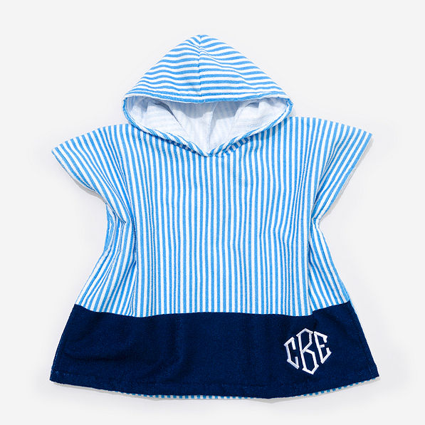 Monogrammed Toddler Hooded Towel Poncho