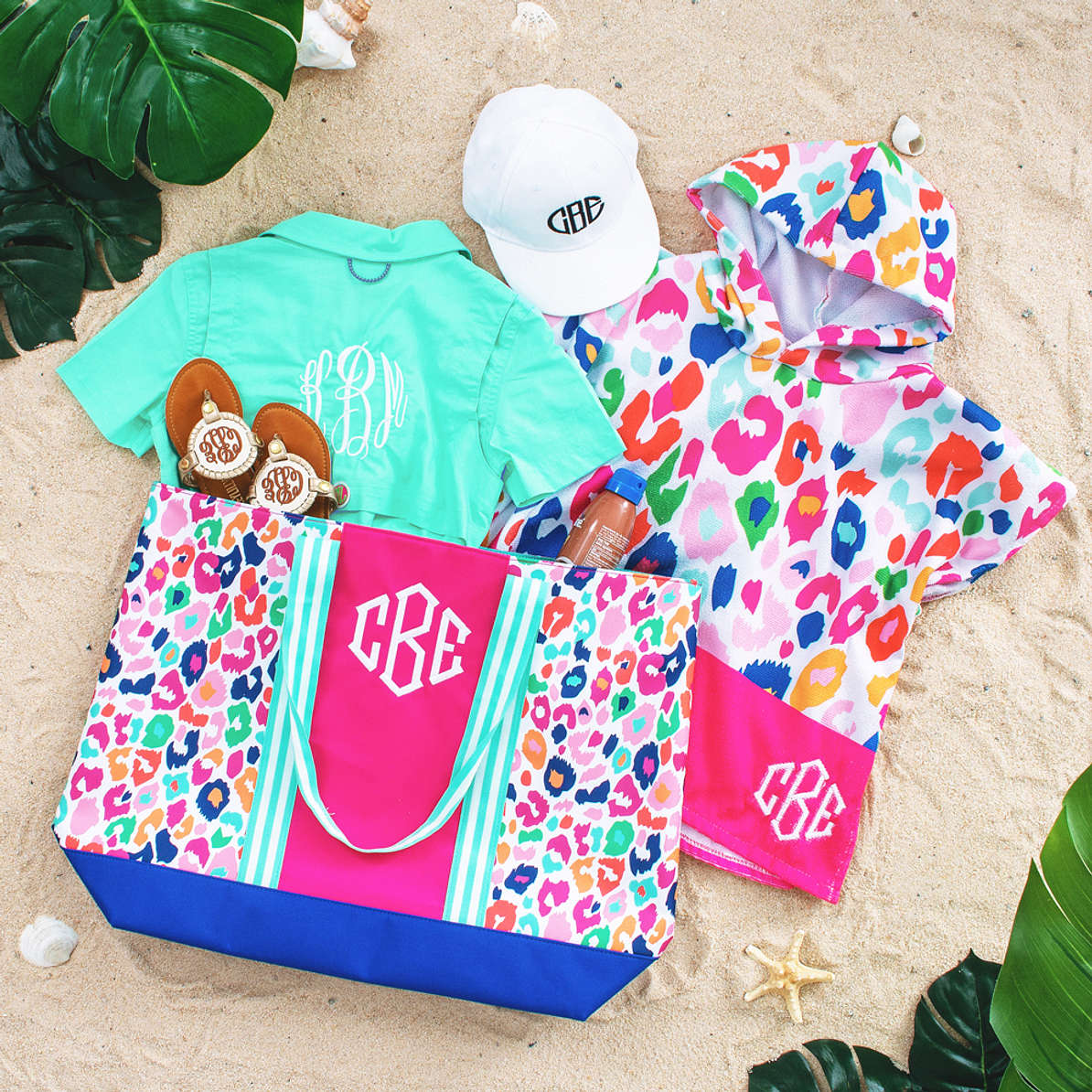 Monogrammed Toddler Hooded Towel Poncho