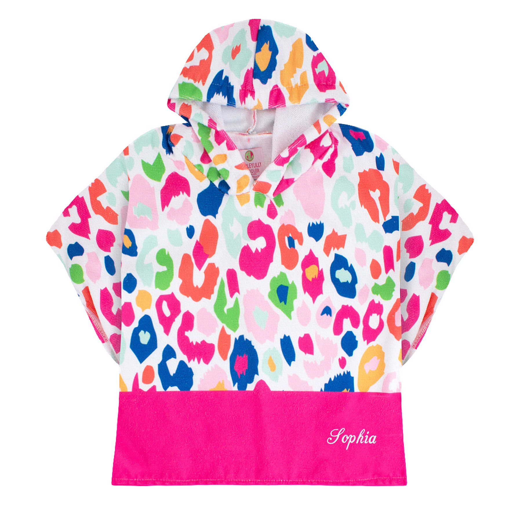 Monogrammed Toddler Hooded Towel Poncho