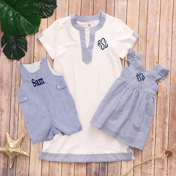 Marleylilly Kids | Personalized Seersucker Dress