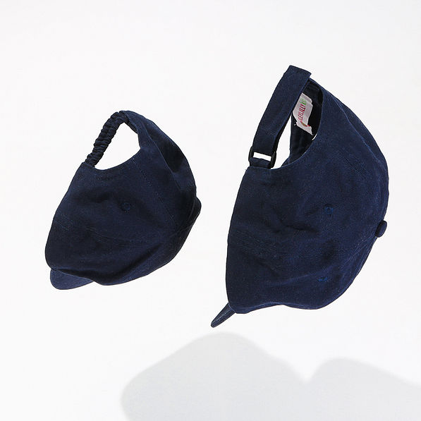 navy kids baseball hat back shot