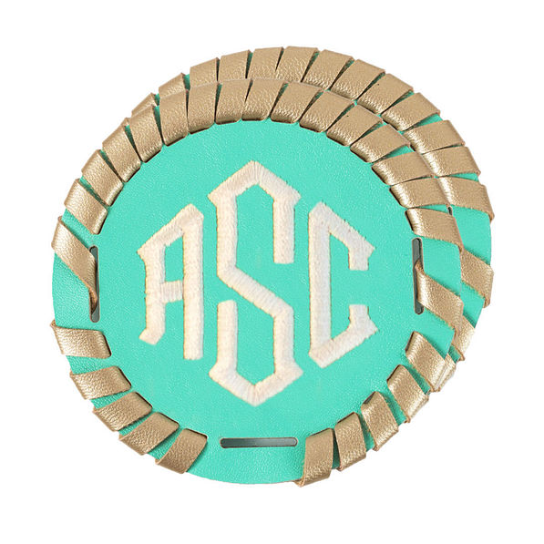 mint monogrammed kids extra discs for sandals