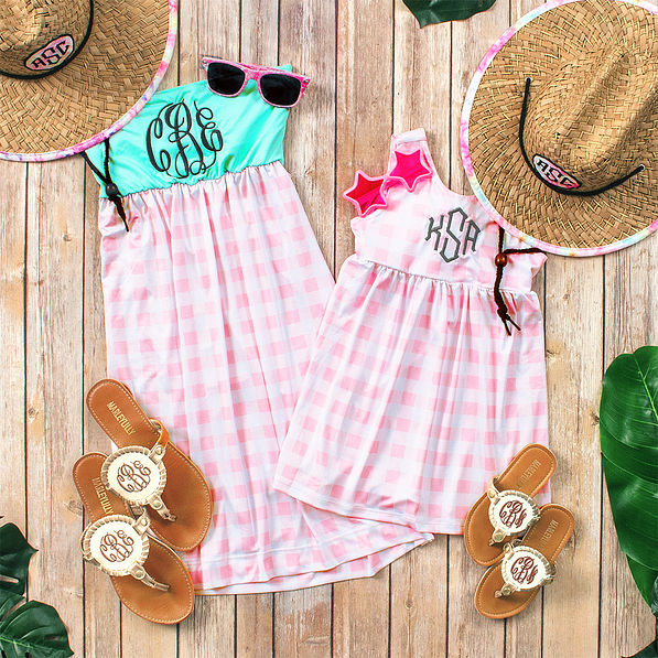 Marleylilly Kids | Personalized Gingham Beach Cover Up