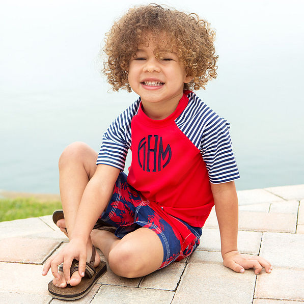 toddler boys americana rash guard