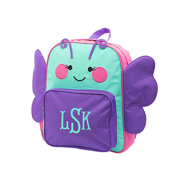 purple butterfly backpack