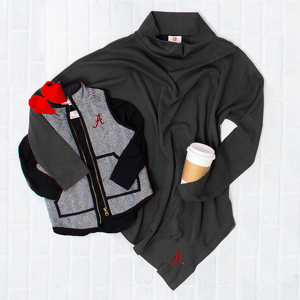 mom and me alabama apparel with herringbone vest