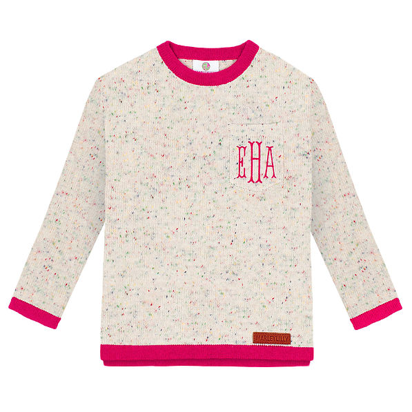 kids confetti sweater