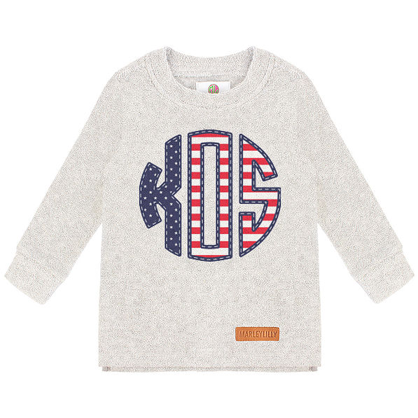 americana toddler terry pullovers