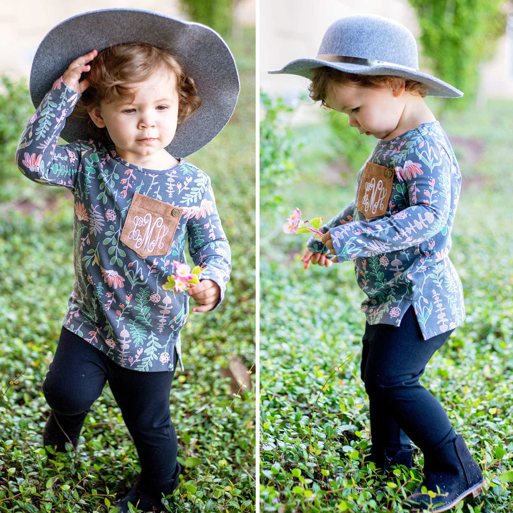 Personalized Kids Layering Tee Marleylilly Kids