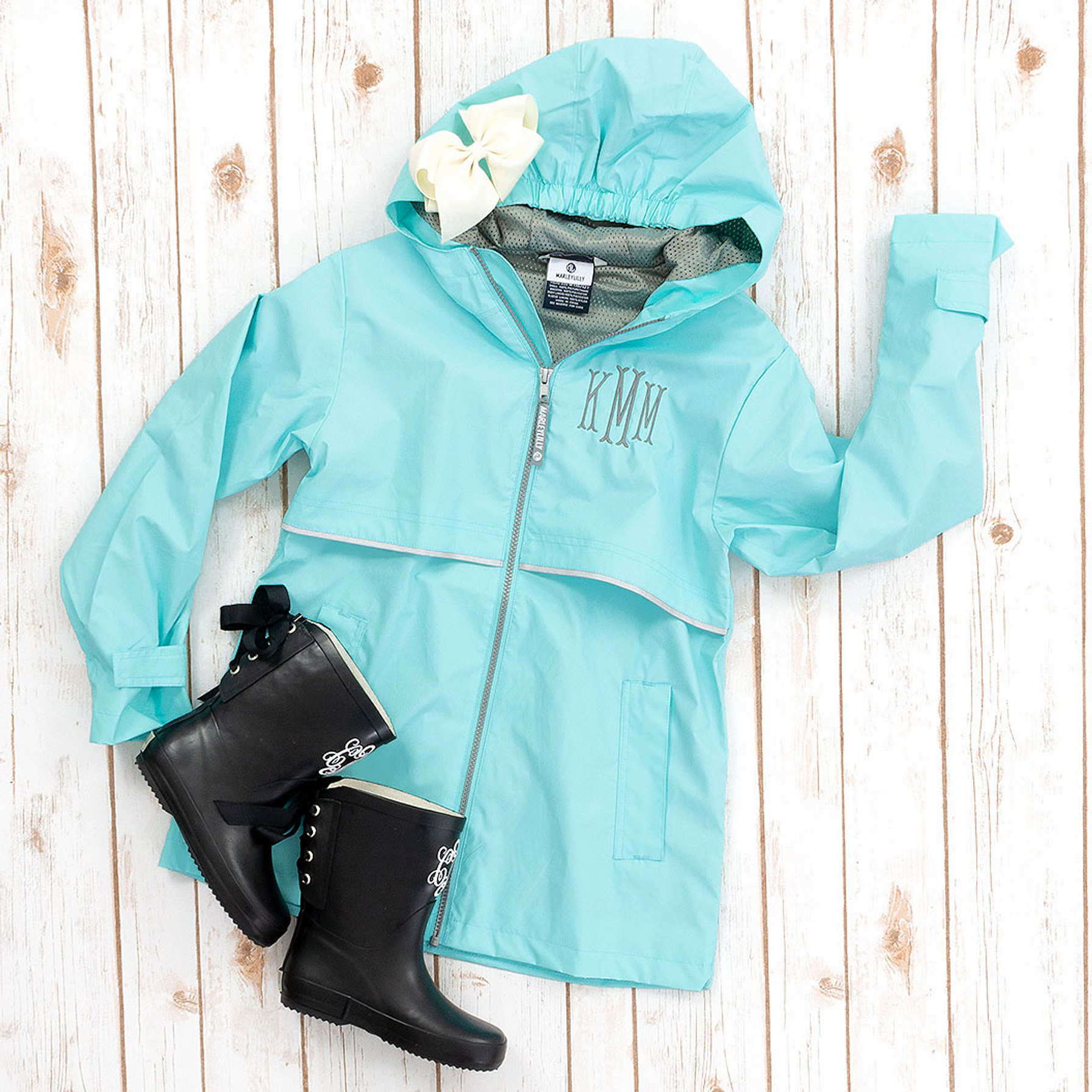 Personalized Girl's Rain Jackets Marleylilly Kids