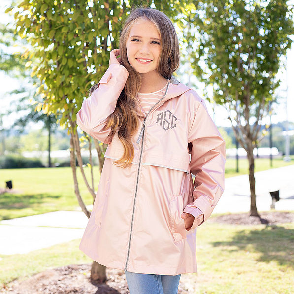 Lilly Pulitzer Monogrammed Logan Rain Jacket by TantrumEmbroidery