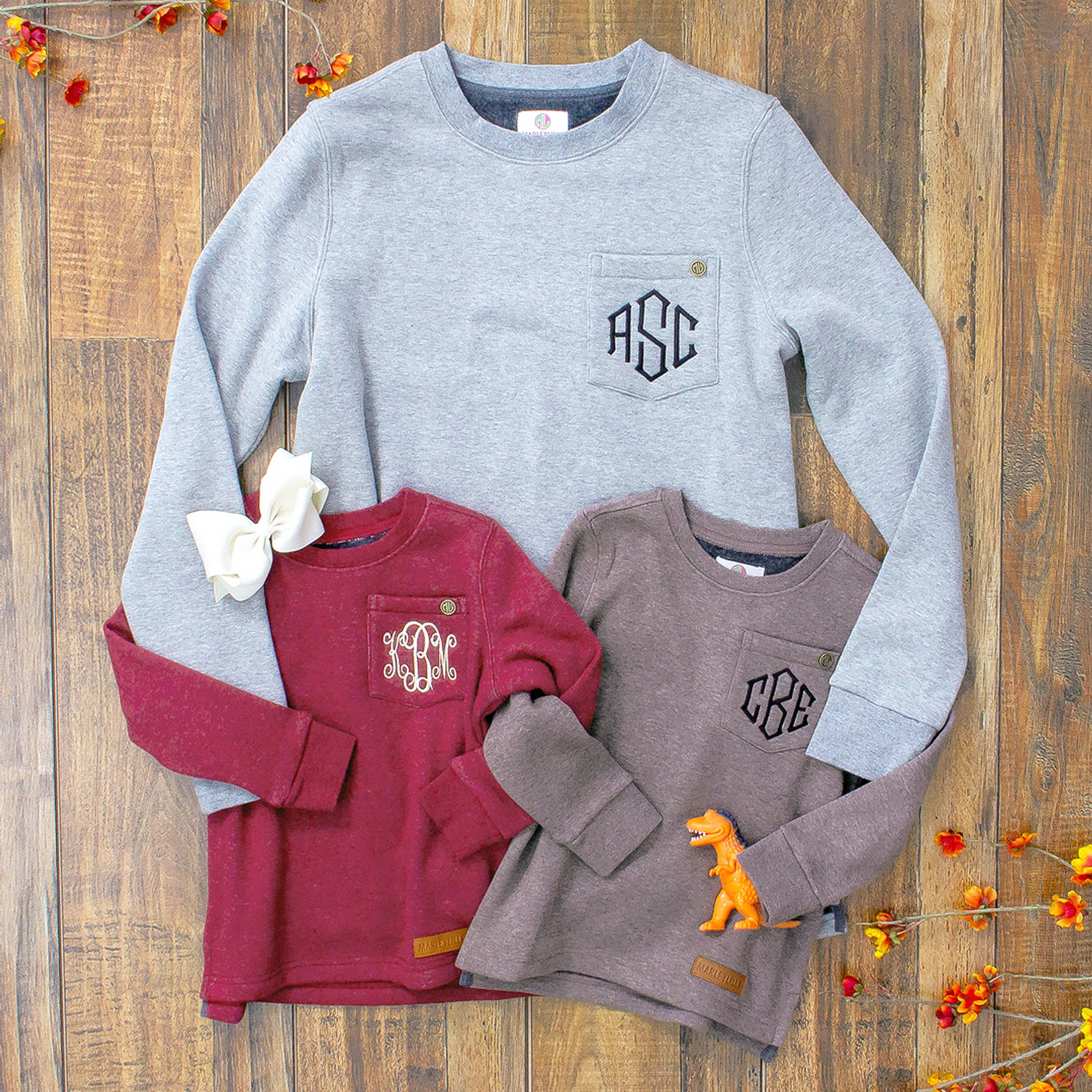 Personalized Kids Crewneck Pullovers – Marleylilly Kids