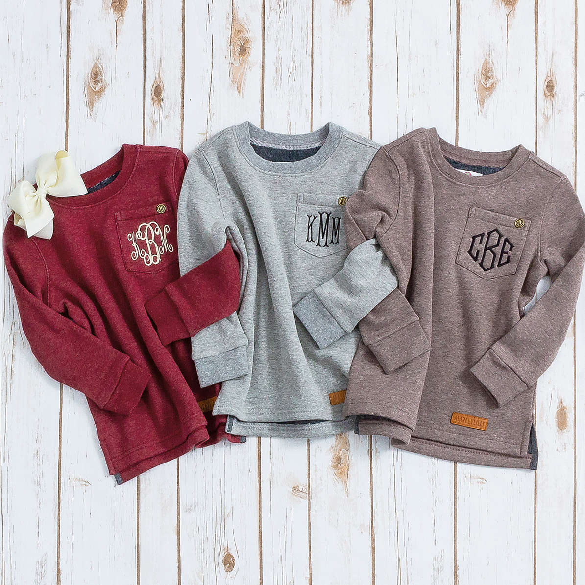 Personalized Kids Crewneck Pullovers – Marleylilly Kids