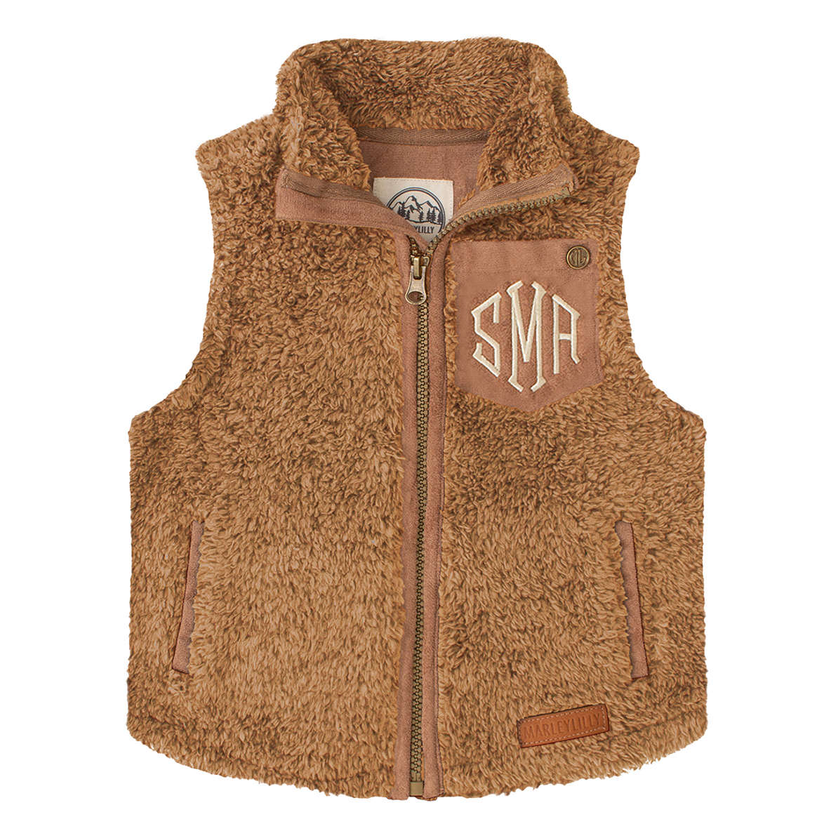 Marleylilly Kids Personalized Sherpa Vest
