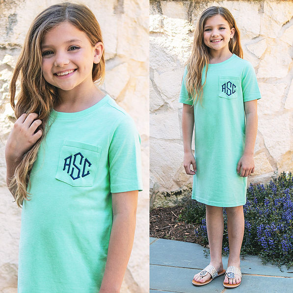 Personalized Girl's Dress Marleylilly Kids