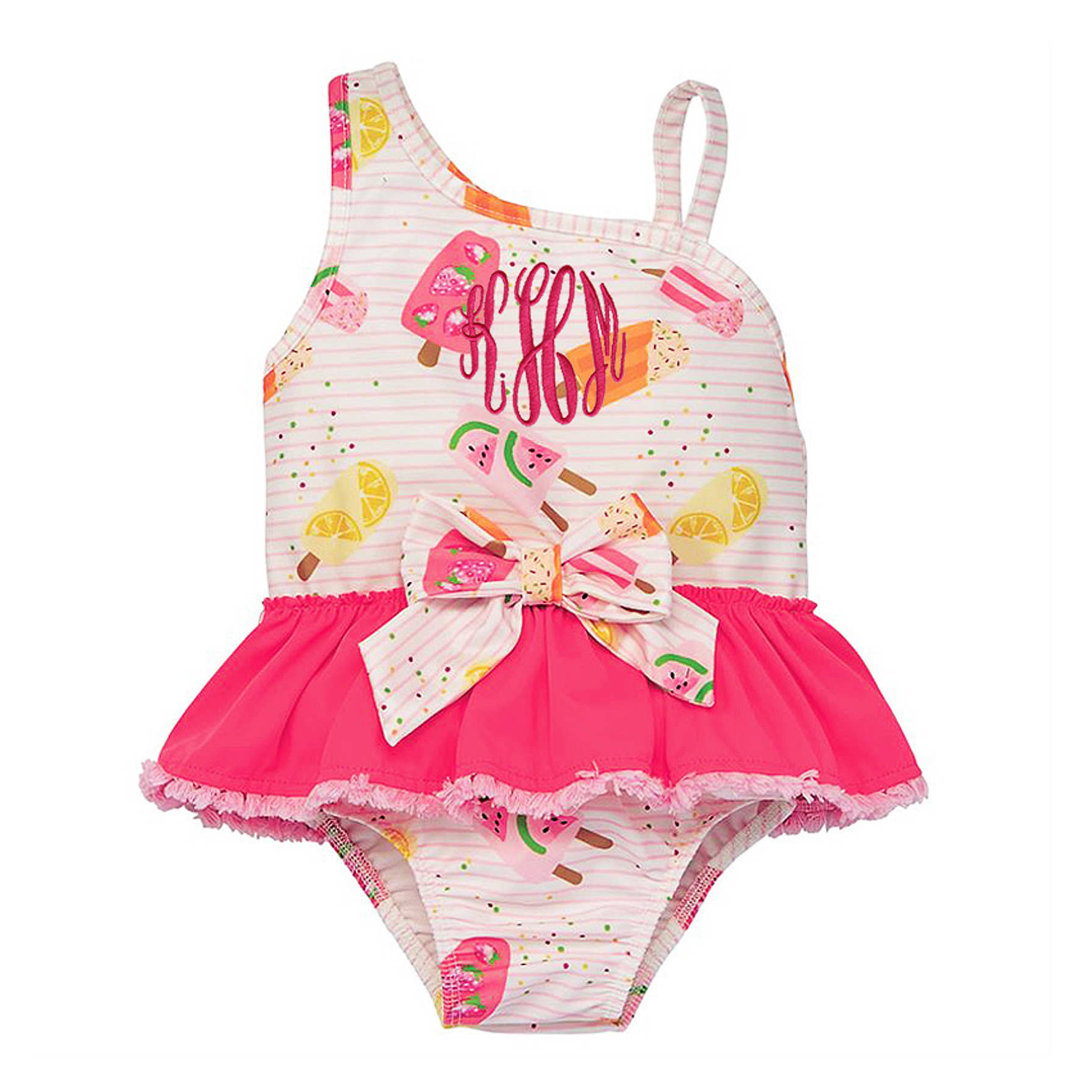 Kids Personalized Popsicle Swimsuit - Marleylilly Kids