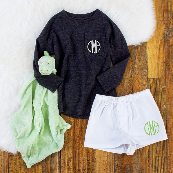 baby boy boxers with dino lovie blanket