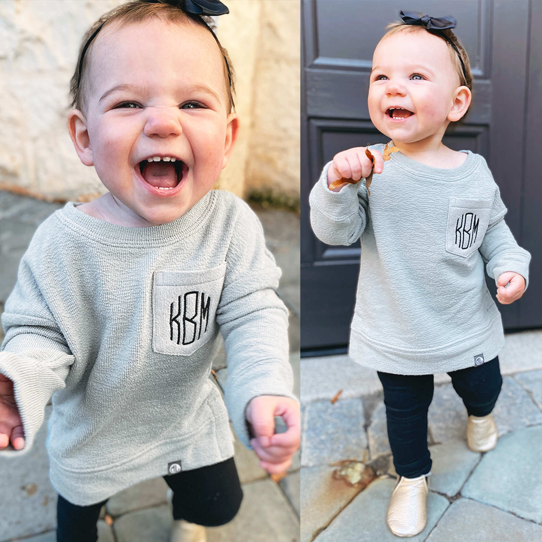 Girl's Personalized Coastal Crewnecks