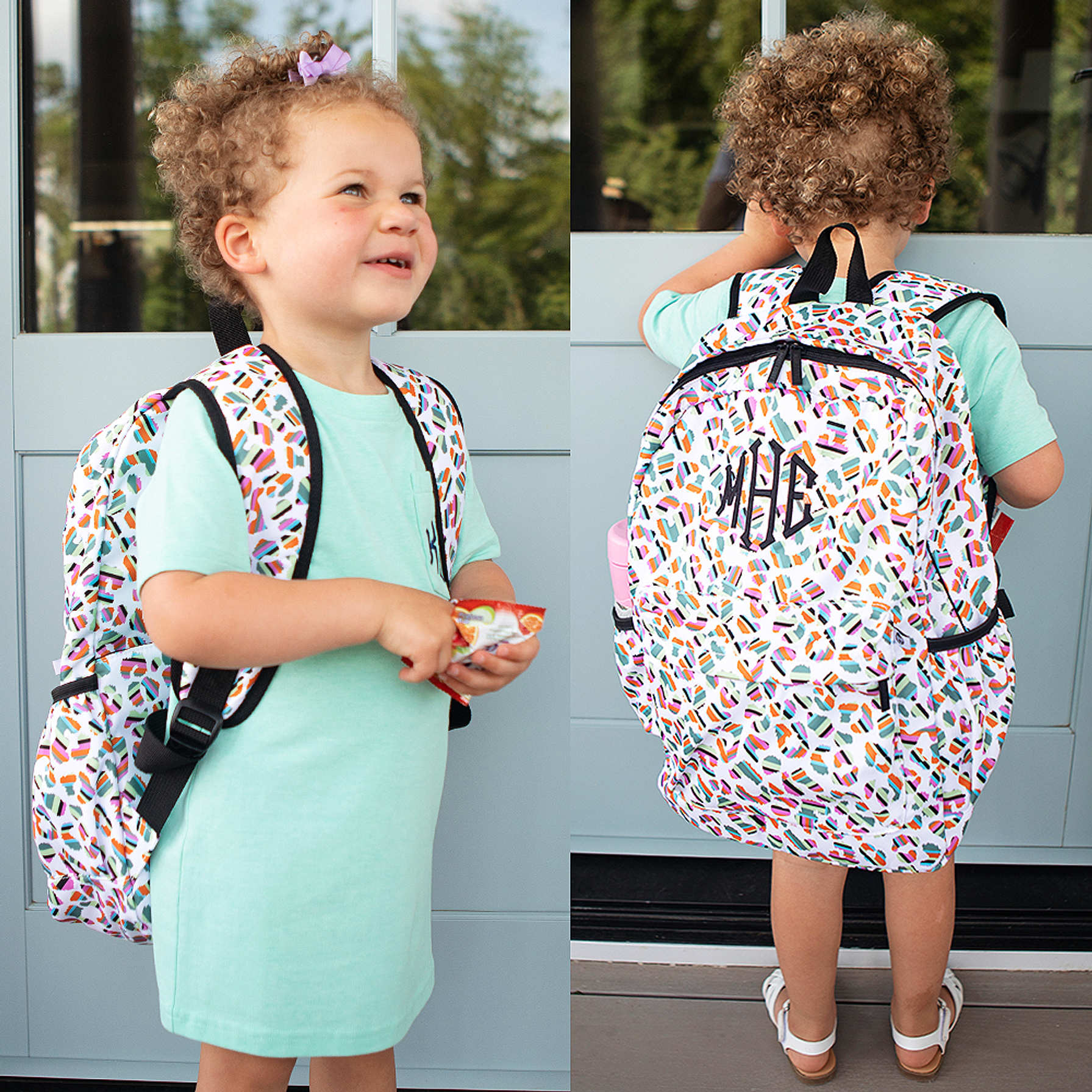 Kids Monogrammed School Backpacks