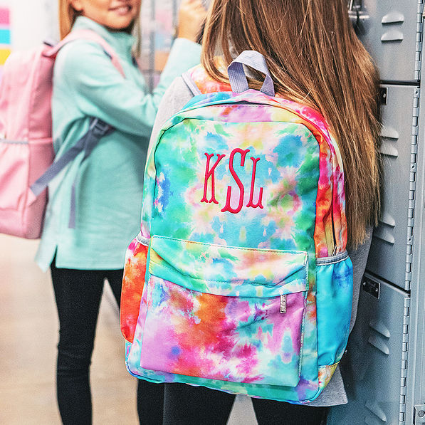 Kids Monogrammed School Backpacks