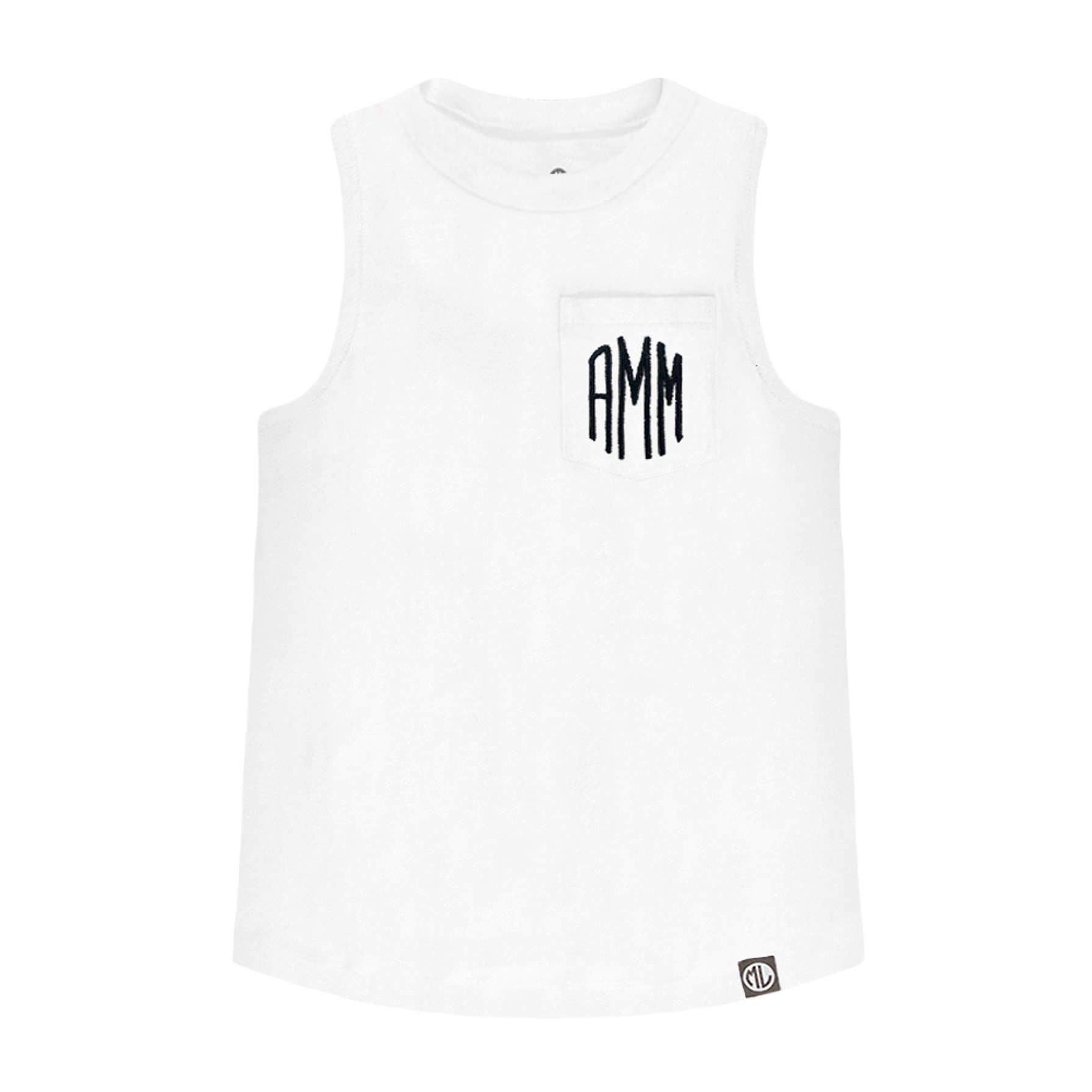 Girl's Monogrammed Tank Tops Marleylilly Kids