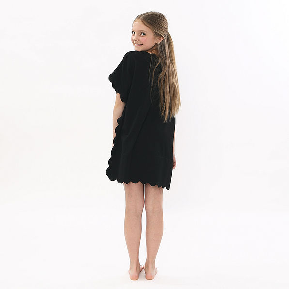 back of monogrammed bathing suit cover up