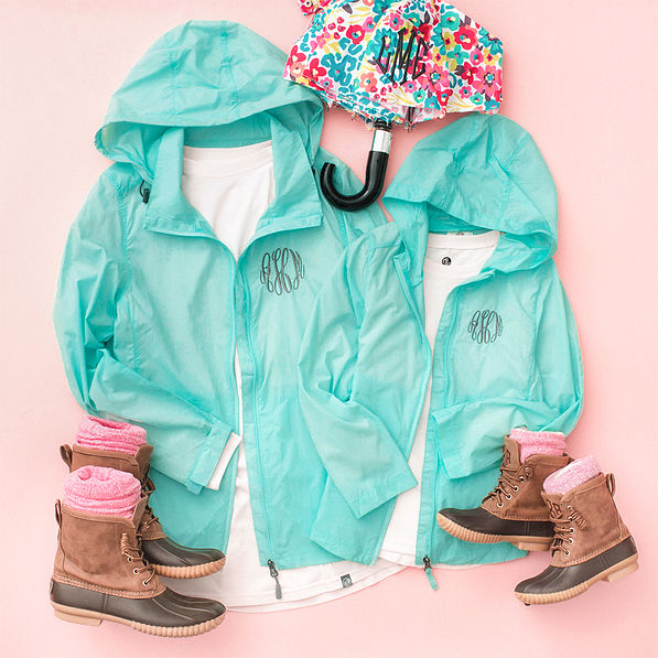 mint mom and me lightweight rain jackets