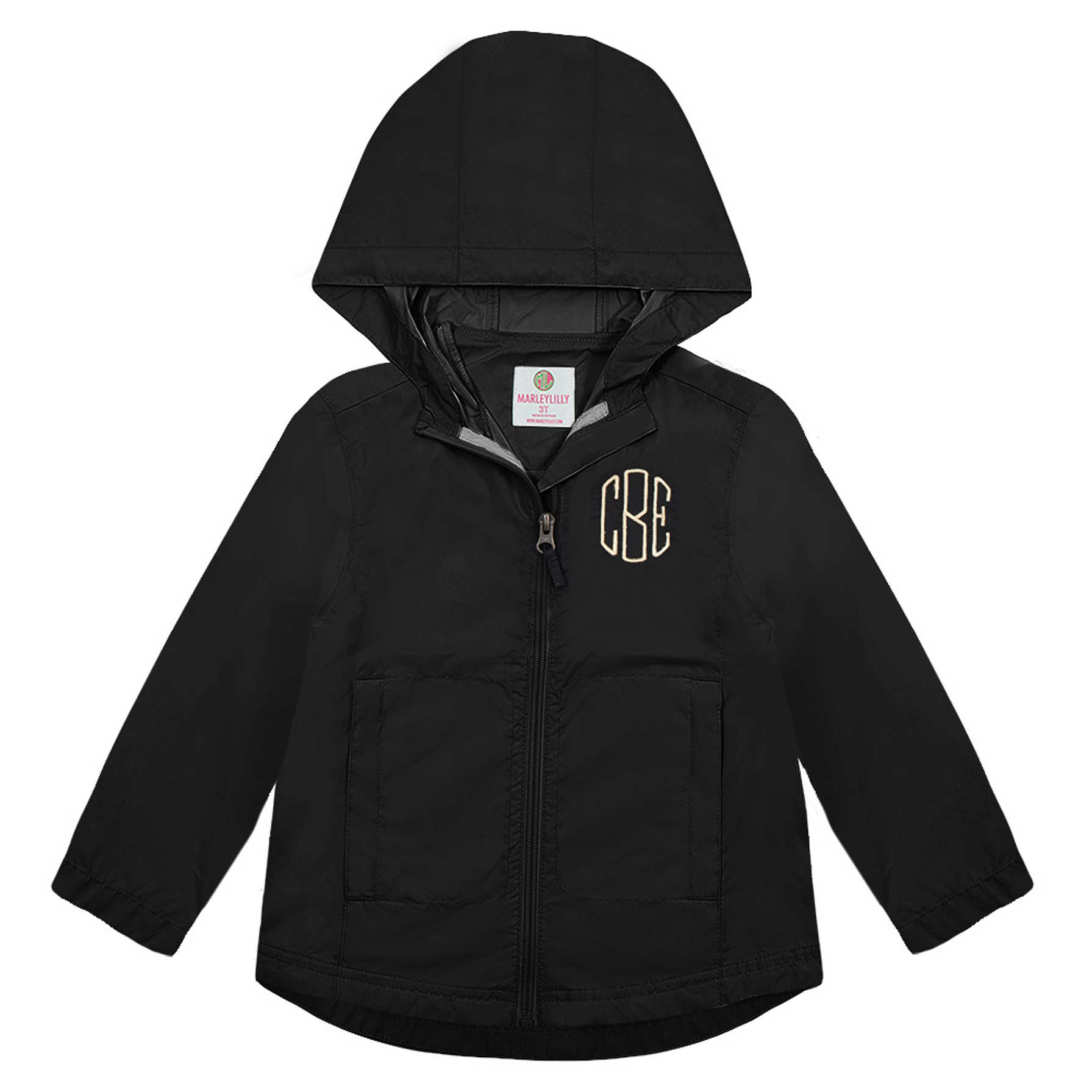 Marleylilly Kids Personalized Rain Jacket