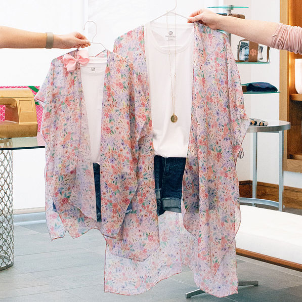 mom and me floral kimono outfits