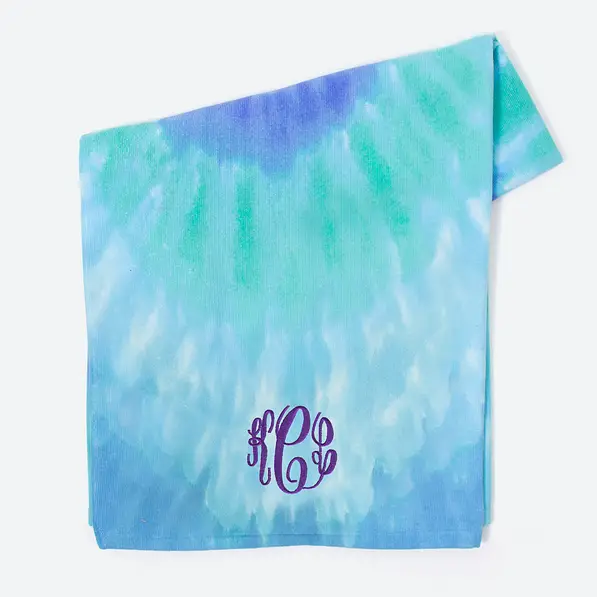Monogrammed Kids Beach Towel