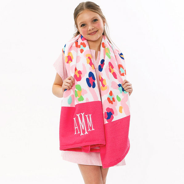 Personalized Children's Beach Towel Marleylilly Kids