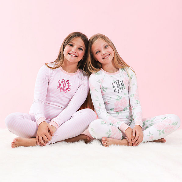 Marleylilly Kids Personalized Pajama Top Pants Set