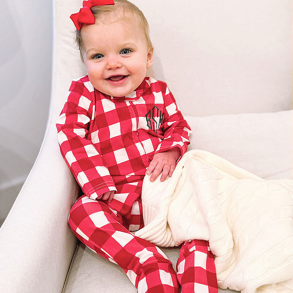 Personalized Christmas Pajamas Baby Boy
