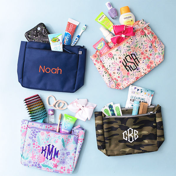 kids toiletry bag group shot