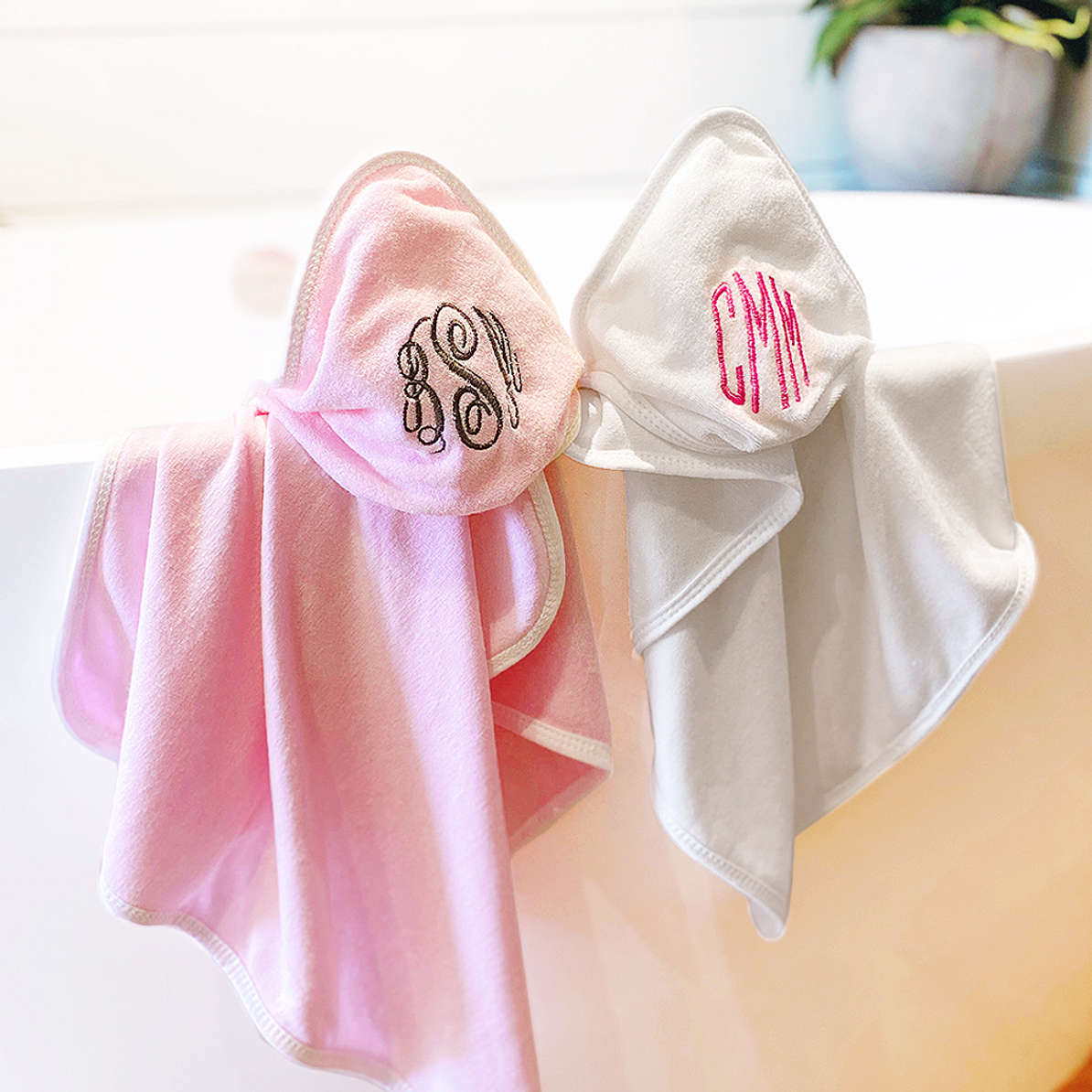 Marleylilly Kids Personalized Baby Bath Towels
