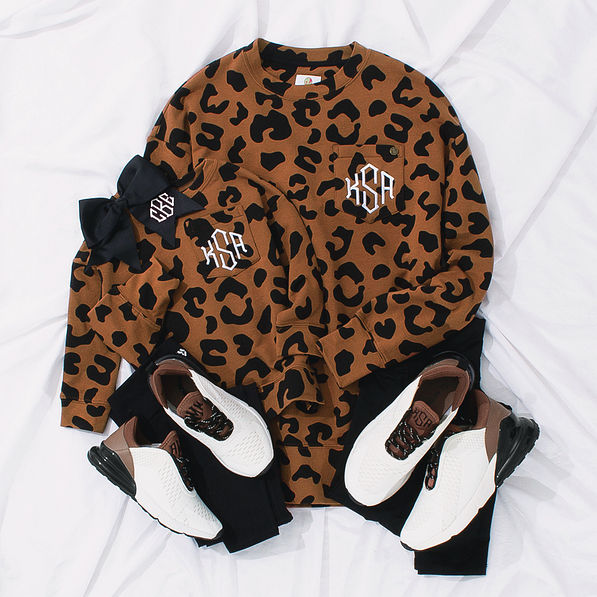 Mom & Me Hickory Crewnecks + Colorblock Sneakers