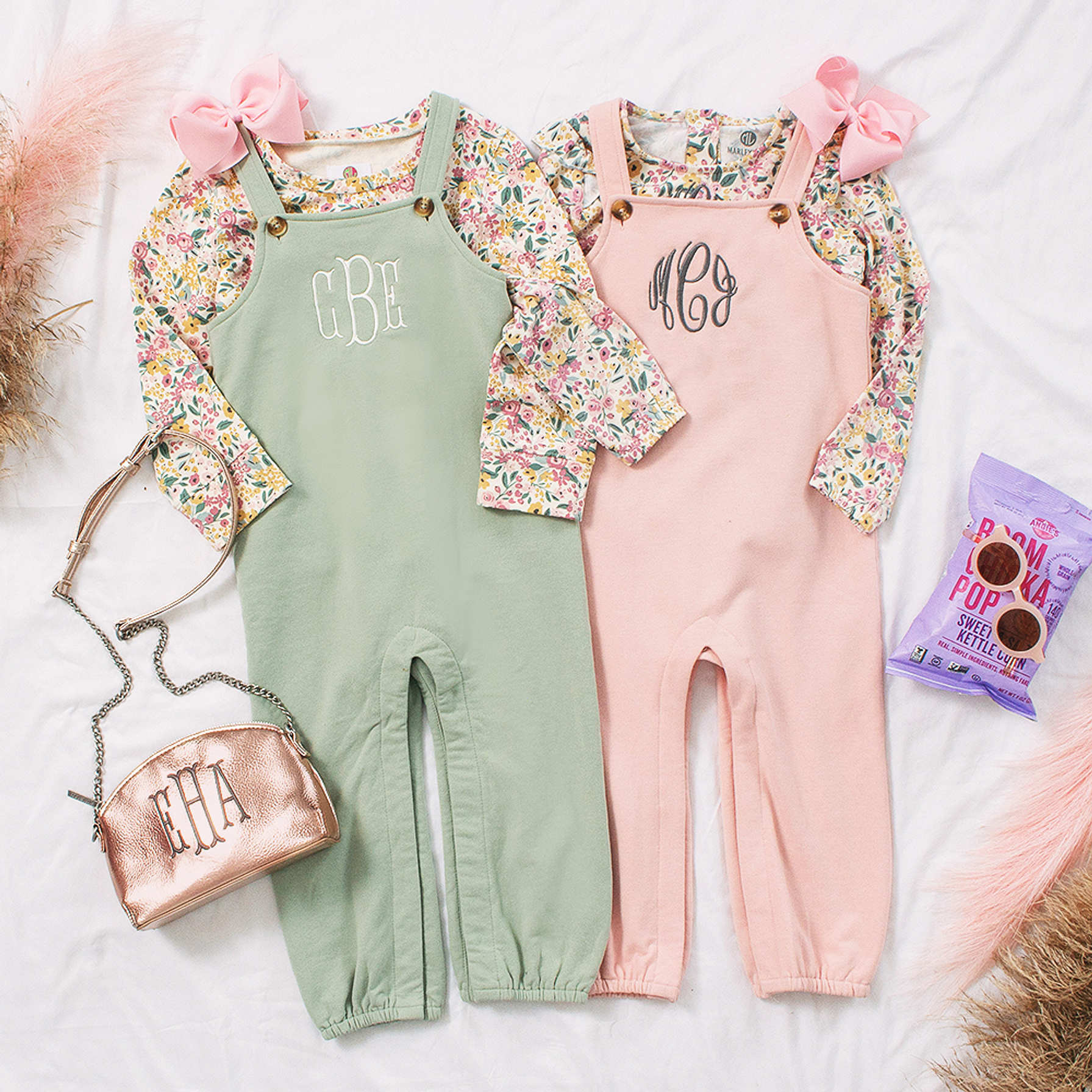 Marleylilly Kids | Personalized Pastel Overalls