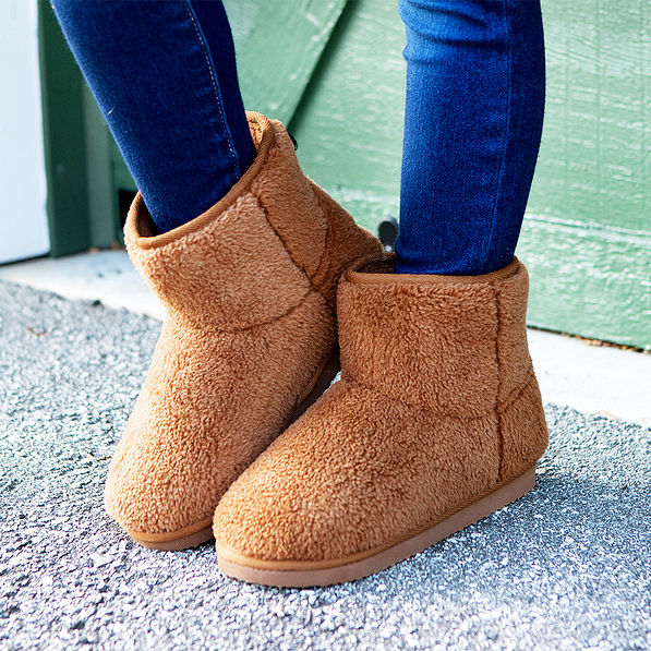 Marleylilly Kids Fuzzy Sherpa Boots