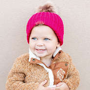 toddler chunky knit beanie