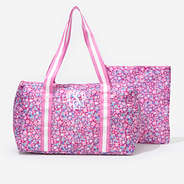 Monogrammed Kids Activity Bag in Ditsy Delight