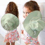 kids mint bucket hat outfit