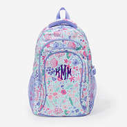monogrammed backpack in lavender blooms 2025 new