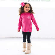 berry kids softspun sweatshirt on aubri