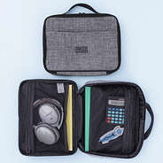 heathered grey activity art case