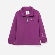 monogrammed kids faith pullover in orchid