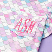 mermaid kids nightgown detail shot